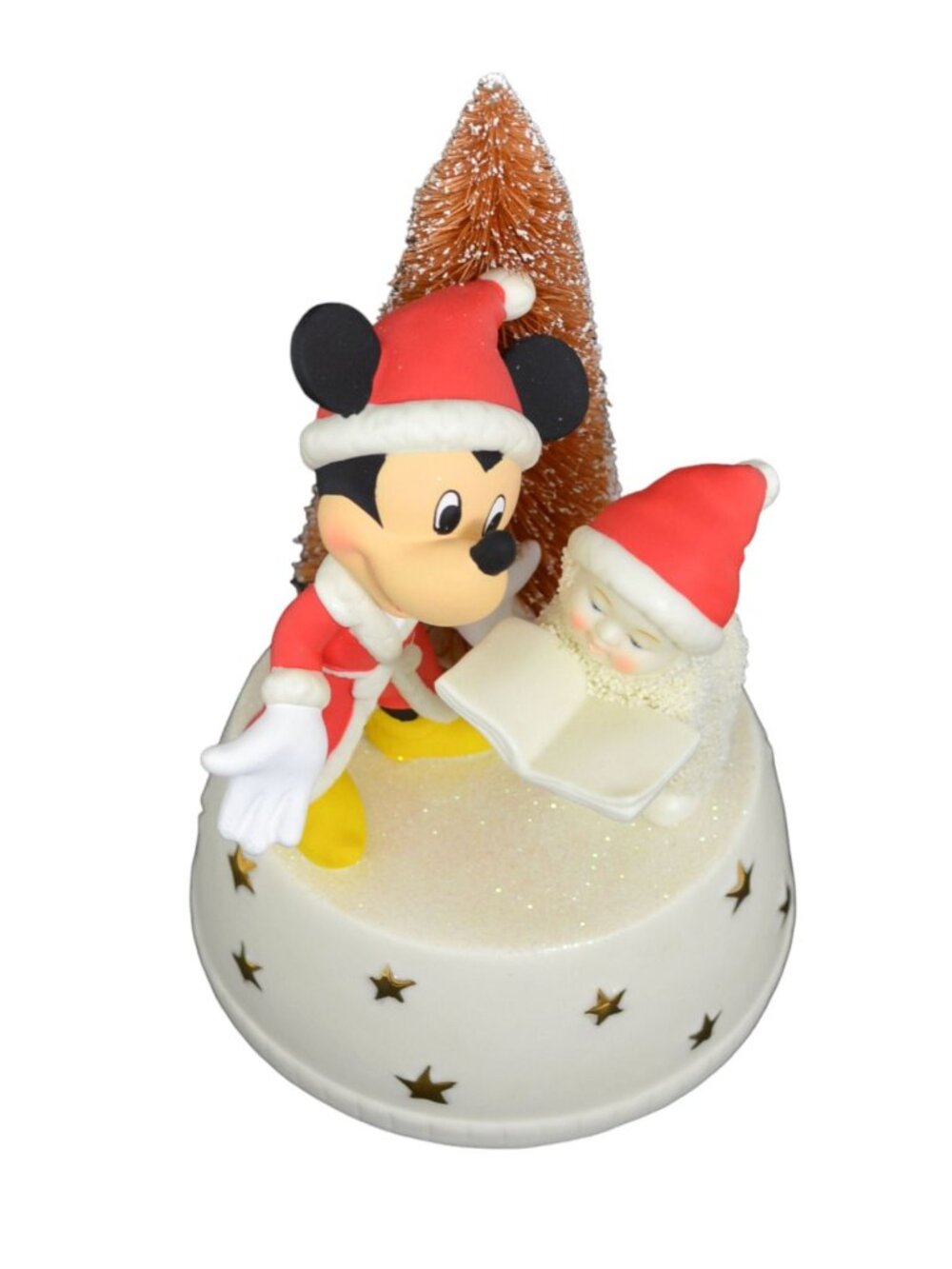 2008 Disney Snowbabies Mickey’s Christmas Carol Musical Figurine by Dept 56 - Picture 2 of 7